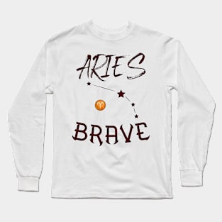 Aries Brave Long Sleeve T-Shirt